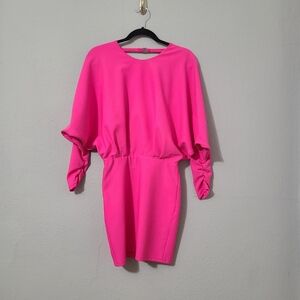 Zara Hot Pink Mini Dress NWT‎ Size XS